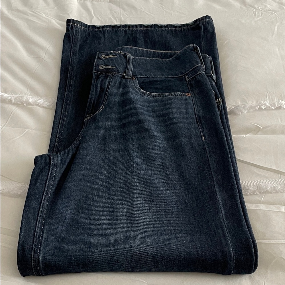 Women's Flare & Wide Leg Jeans - Dark Blue